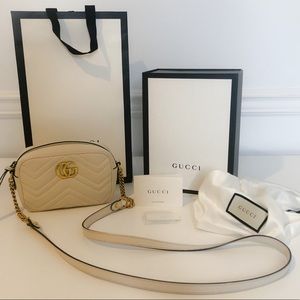 Gucci Marmont matalasse mini bag